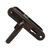 Ручка дверная Absolyute (Абсолют) на планке РФ1-55.08 (медь антик) 