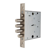 Замок Mettem (Меттэм) врезной сувальдный с защёлкой ЗВ9 144.0.0, 5 кл. (ключ 60 мм) 