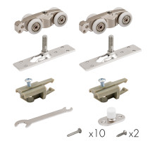 Комплект Armadillo (Армадилло) для раздвижных дверей SLD.Comfort-PRO.SET1.rollers/80 