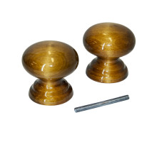 Ручка-кнопка veles (ВЕЛЕС) Палисандр 