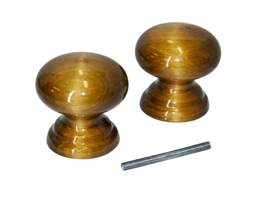 Ручка-кнопка veles (ВЕЛЕС) Палисандр