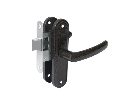 Защелка Absolyute (Абсолют) врезная ЗЩ1-45А (черный)