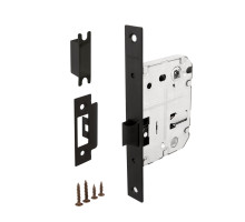 Защелка Fuaro (Фуаро) врезная PLASTP72-50 (P72-50) BL черный 