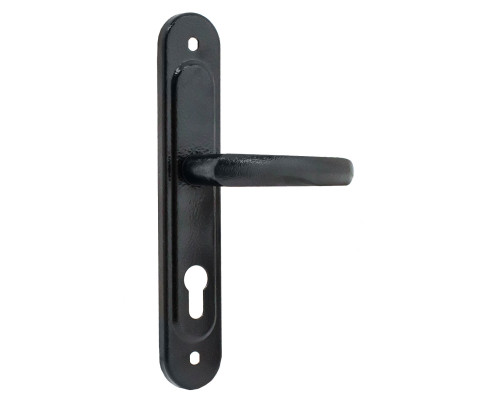 Ручка дверная Absolyute (Абсолют) на планке РФ1-85/08А (черный)