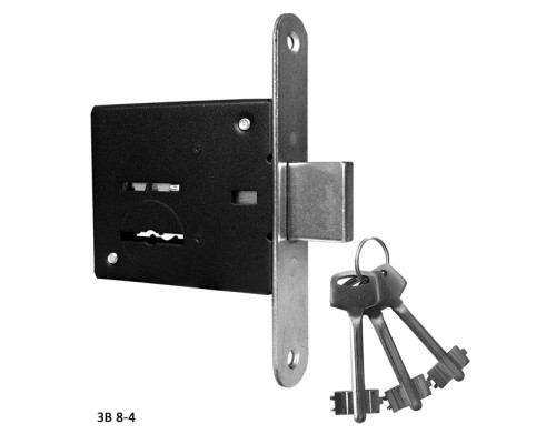 Замок Omega (Омега) врезной сувальдный ЗВ8-4, 3 кл.