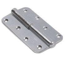 Петля skobis (СКОБИС) накладная ПН-110 цинк белый, левая 