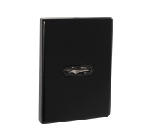 Накладка Fuaro (Фуаро) на сувальдный замок ESC.S-auto.RL/K.486 BL (ESC 486-S-auto RL) черный (1шт.) 