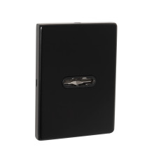 Накладка Fuaro (Фуаро) на сувальдный замок ESC.S-auto.RL/K.486 BL (ESC 486-S-auto RL) черный (1шт.) 