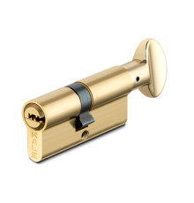 Цилиндровый механизм Kale kilit (Кале килит) с вертушкой 164 SM/70 (30+10+30) mm латунь 5 кл. 
