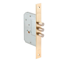 Замок Kale kilit (Кале килит) врезной крестообразный 189/3MF (45 mm) (латунь), 5 кл. 