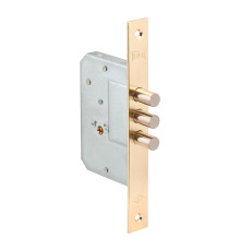 Замок Kale kilit (Кале килит) врезной крестообразный 189/3MF (45 mm) (латунь), 5 кл. 