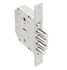 Замок Elbor (Эльбор) врезной сувальдный с задвижкой и защёлкой RеХ.3.9 (правый), 5 кл. 