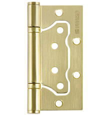 Петля Fuaro (Фуаро) универсальная без врезки IN4500W SB (500-2BB 100x2,5) мат. золото 