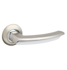 Ручка Fuaro (Фуаро) раздельная R.AR54.ALFA (ALFA AR) 140mm SN/CP-3 матовый никель/хром 