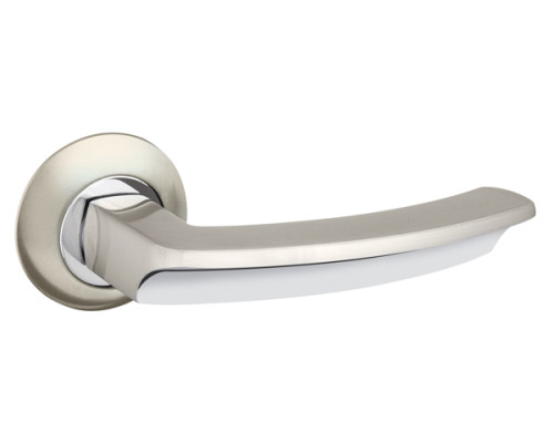 Ручка Fuaro (Фуаро) раздельная R.AR54.ALFA (ALFA AR) 140mm SN/CP-3 матовый никель/хром