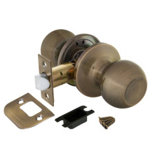 Ручка Ajax (Аякс) защелка DK682 AB-PS (6082 AB-P) (без фик.) бронза 