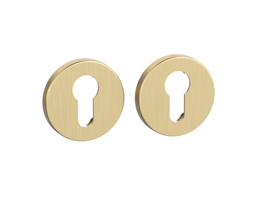 Накладка Punto (Пунто) под цилиндр ET.R.EST.R52 SSG-39 сатинированное золото