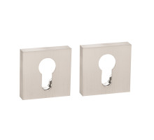 Накладка Fuaro (Фуаро) под цилиндр ET.K.DM51 (ET DM) SN/CP-3 матовый никель/хром 