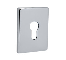 Накладка Fuaro (Фуаро) на цилиндр ESC.C.RL/K.486 (ESC 486-C RL) СР хром (1 шт.) 