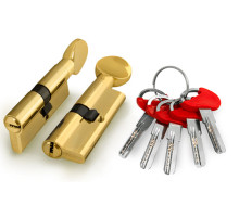 Цилиндровый Fuaro (Фуаро) механизм (D-PRO502/70) D-PRO5002Knob70(30+10+30) PB латунь 5Key 