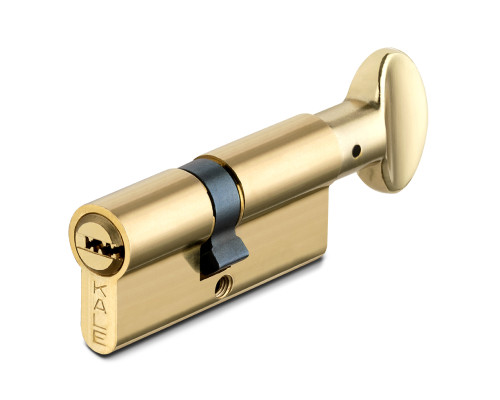 Цилиндровый механизм Kale kilit (Кале килит) с вертушкой 164 BM/70 (30+10+30) mm латунь 5 кл.