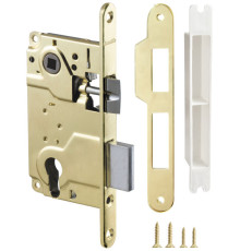 Корпус Armadillo (Армадилло) врезного замка c защёлкой METLH25-50 Box (LH 25-50) GP золото 