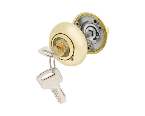 Ручка поворотная Ajax (Аякс) с фиксацией ключом BK6.FIX.JR GP-5 золото