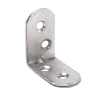 Кронштейн skobis (СКОБИС) мебельный МК 30х30х16х1,5 цинк белый 