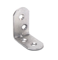 Кронштейн skobis (СКОБИС) мебельный МК 30х30х16х1,5 цинк белый 