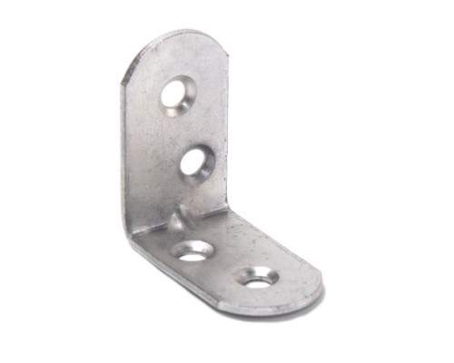 Кронштейн skobis (СКОБИС) мебельный МК 30х30х16х1,5 цинк белый