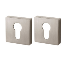 Накладка Armadillo (Армадилло) под цилиндр ET.K.USQ52 (ET USQ) SN-3 матовый никель/хром 