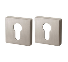 Накладка Armadillo (Армадилло) под цилиндр ET.K.USQ52 (ET USQ) SN-3 матовый никель/хром 