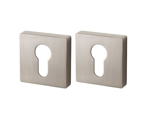 Накладка Armadillo (Армадилло) под цилиндр ET.K.USQ52 (ET USQ) SN-3 матовый никель/хром