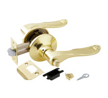 Ручка Punto (Пунто) защелка DK630 PB-BK (6030 PB-B) (фик.) золото 