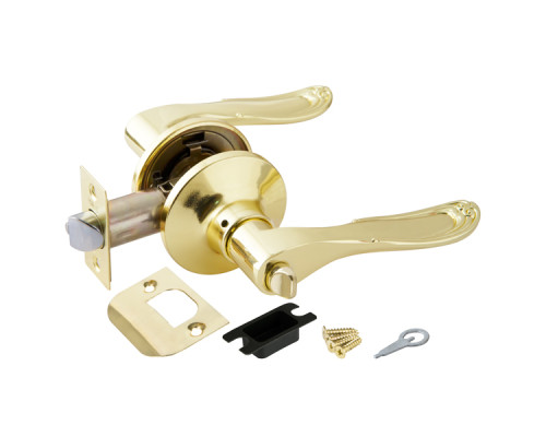 Ручка Punto (Пунто) защелка DK630 PB-BK (6030 PB-B) (фик.) золото