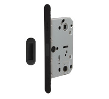 Магнитная Armadillo (Армадилло) защелка WC с ответной планкой GRAVITY.PRO G01.196.50.96 BL черный 