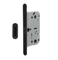 Магнитная Armadillo (Армадилло) защелка WC с ответной планкой GRAVITY.PRO G01.196.50.96 BL черный 