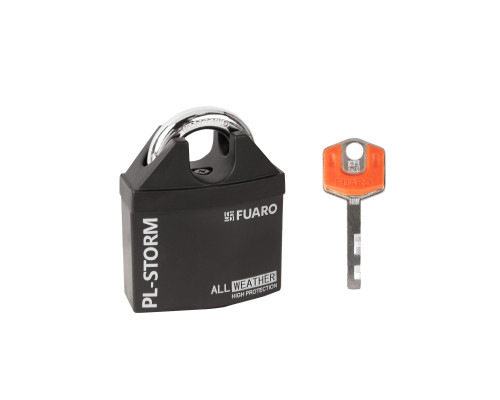 Замок Fuaro (Фуаро) навесной PL-STORM-3650 4 key (дисковый ключ)