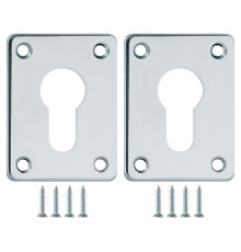 Накладка Fuaro (Фуаро) на цилиндр ESC.C+C/K.set (ESC083) CP хром (2шт.) 