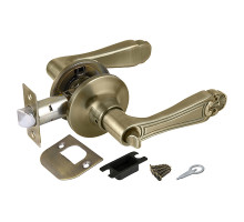 Ручка Punto (Пунто) защелка DK637 AB-BK (6037 AB-B) (фик.) бронза 