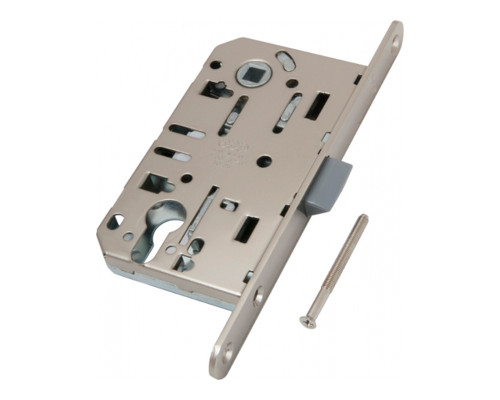 Корпус AGB (АГБ) врезного замка под цилиндр MEDIANA EVOLUTION B01103.50.34 (матовый хром)