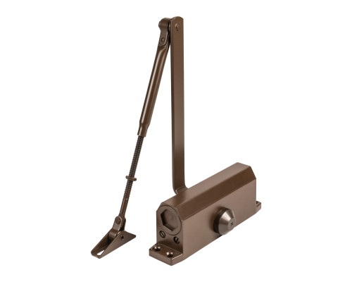 Доводчик Ajax (Аякс) дверной DCTR50-100 (TDR-100) 50-100кг BR коричневый