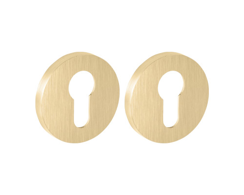 Накладка Fuaro (Фуаро) на цилиндр ET.R.SLR52 SSG-39 сатинированное золото