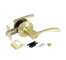 Ручка Ajax (Аякс) защелка DK610 PB-PS (6010 PB-P) (без фик.) золото 