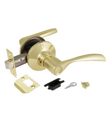 Ручка Ajax (Аякс) защелка DK610 PB-PS (6010 PB-P) (без фик.) золото 