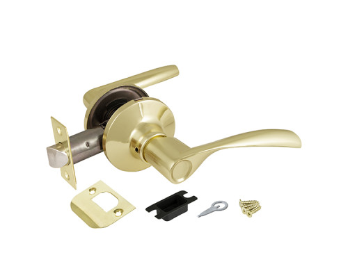 Ручка Ajax (Аякс) защелка DK610 PB-PS (6010 PB-P) (без фик.) золото