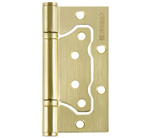 Петля Fuaro (Фуаро) универсальная без врезки IN4500W-BL SB (500-2BB/BL 100x2,5) мат. золото БЛИСТЕР 