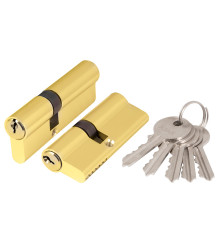 Цилиндровый Ajax (Аякс) механизм (AX100/70) AX1000Key70 (30+10+30) PB латунь 