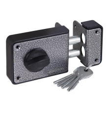 Замок Zenit (Зенит) накладной ЗН 1-3-1 серебро 