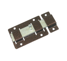 Задвижка дверная ЗД-02 (ПД) пол.медь